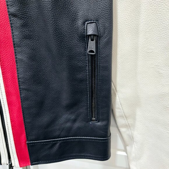 Tommy Hilfiger Classic Leather Moto Jacket - Picture 3 of 14